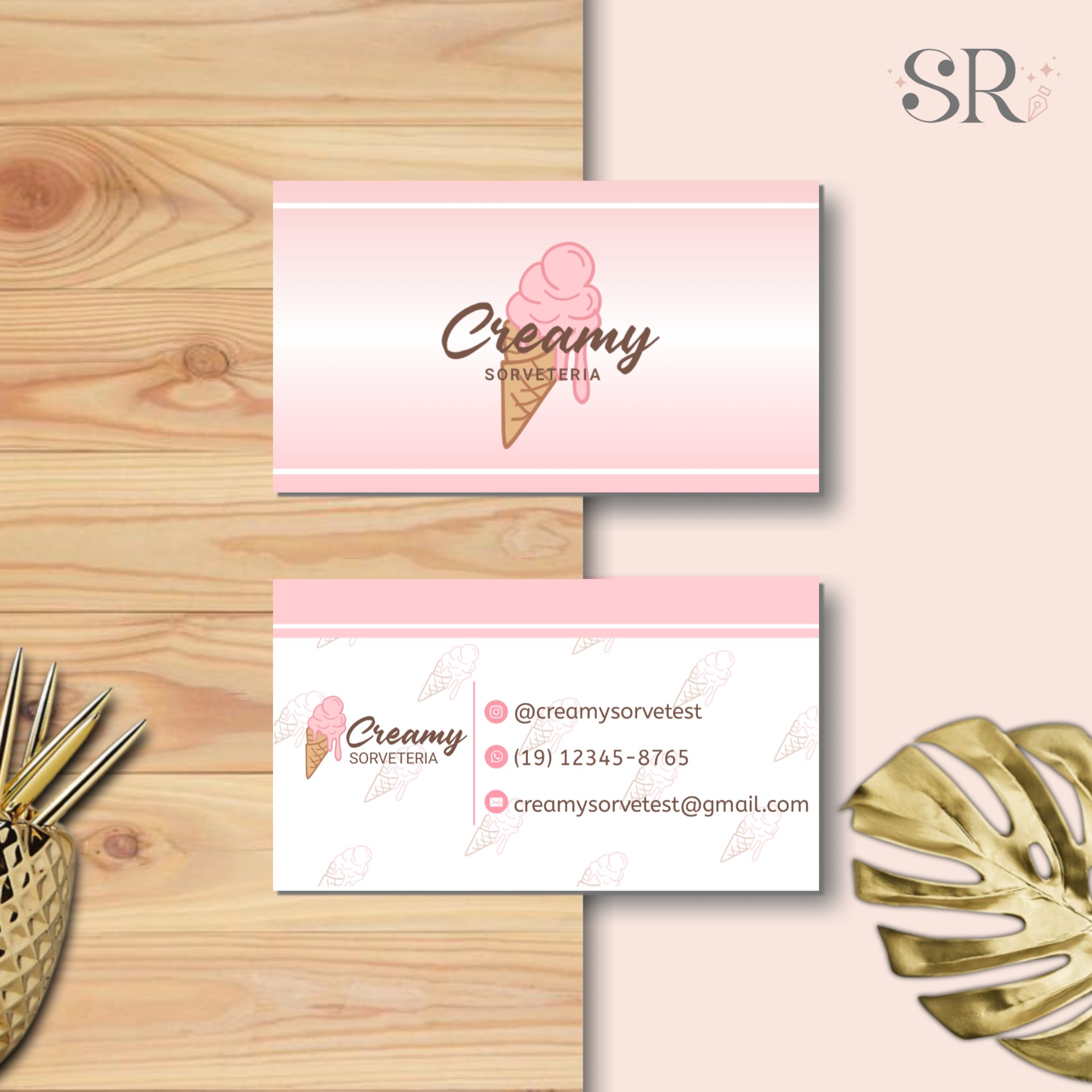 Arte para cartão de visita 